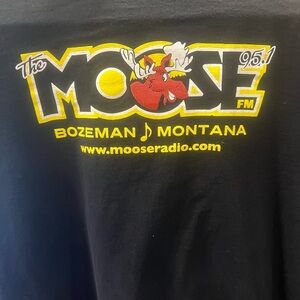 The Moose 95.1 Bozeman Montana long sleeve size 2X in GUC